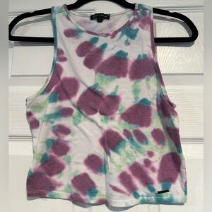 Kendall & Kylie Tie Dye Crop Top